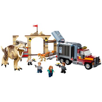 LEGO Jurassic World T. rex and Atrociraptor Dinosaur Breakout 76948