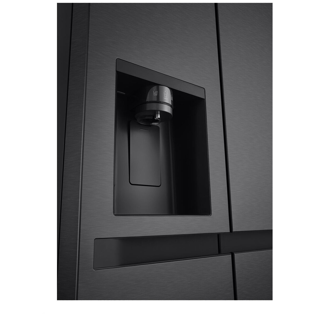 LG 641L Side By Side Fridge Matte Black GS-N599MBL