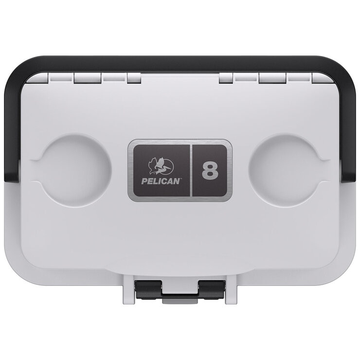 Pelican 7.57L Personal Cooler White/Grey