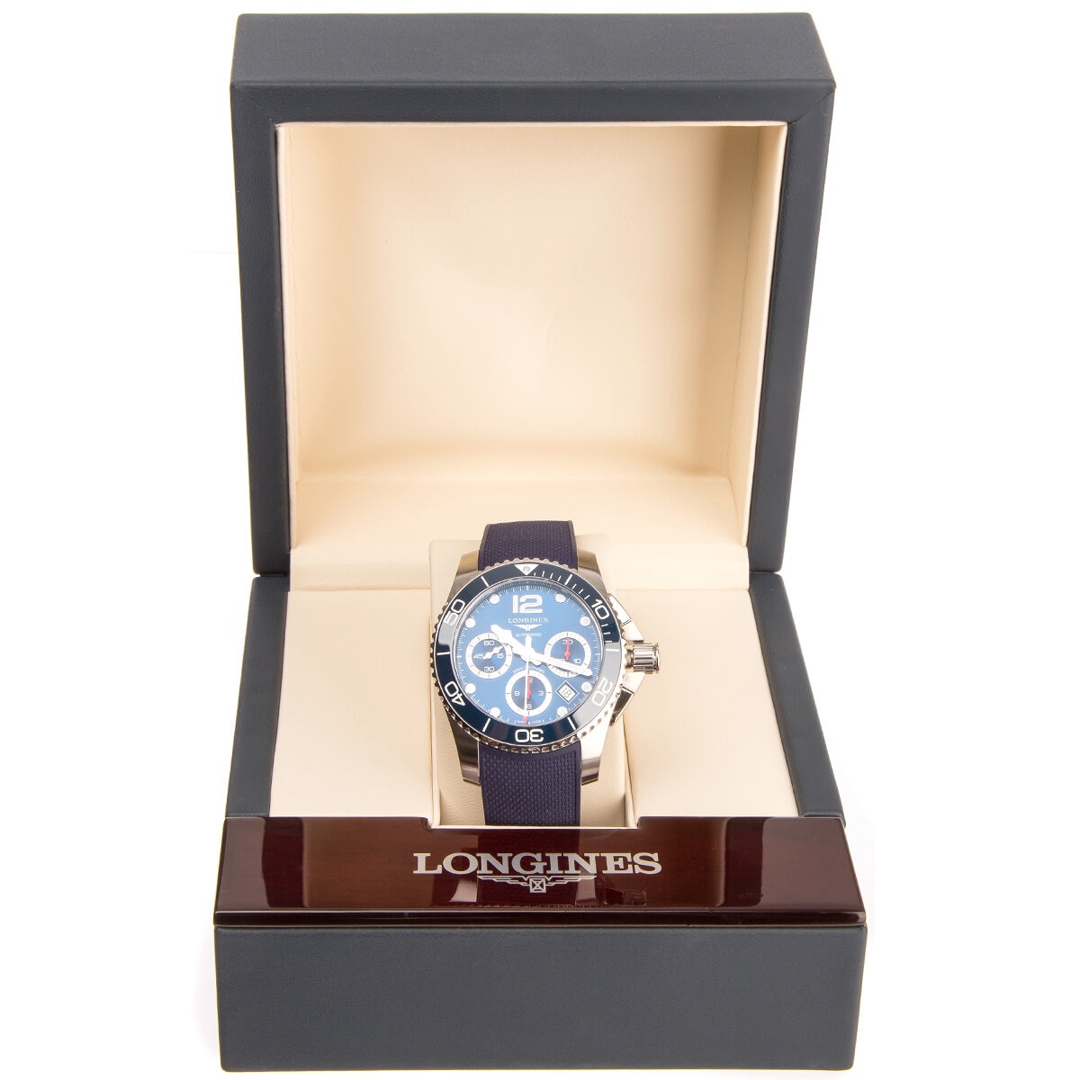 Longines Mens Hydro Conquest Column Wheel Watch L3.783.4.96.9