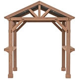 Yardistry 2.13 x 1.64 m Wooden Backyard Pavilion Gazebo