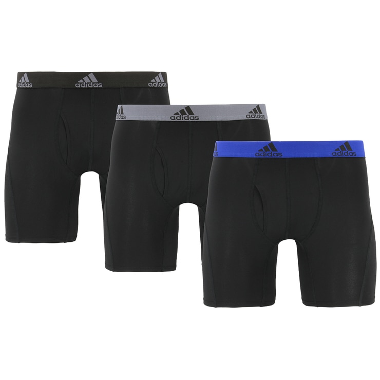 Adidas Men's Boxers Black 3pk | Costco 