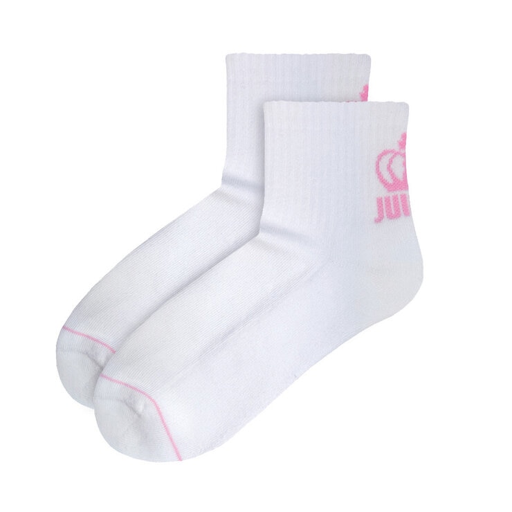 Juicy Couture Quarter Crew Women's Sock 6 Pack Pink Juicy Couture Quarter Crew Women's Sock 6 Pack Pink