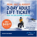 Perisher 2 Day Adult Lift Ticket Peak Season Perisher 2 Day Adult Lift Ticket Peak Season