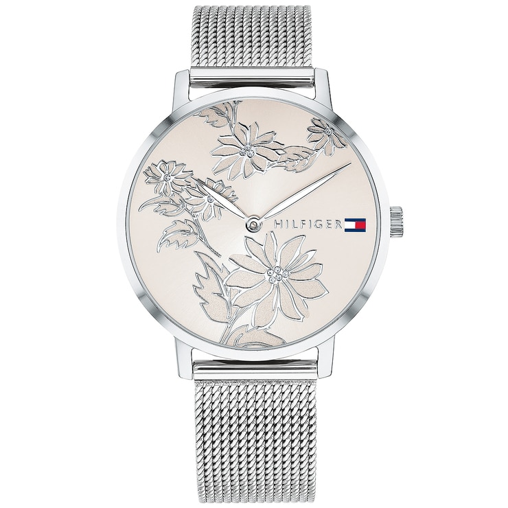 tommy hilfiger women's mesh watch