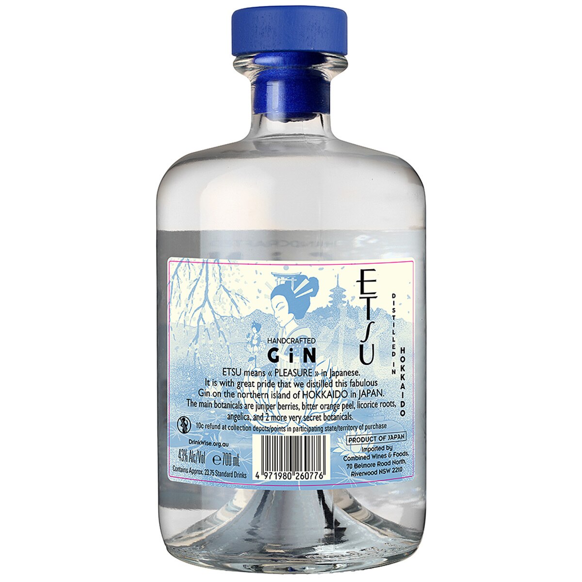 ETSU Japanese Gin 700ml Costco Australia