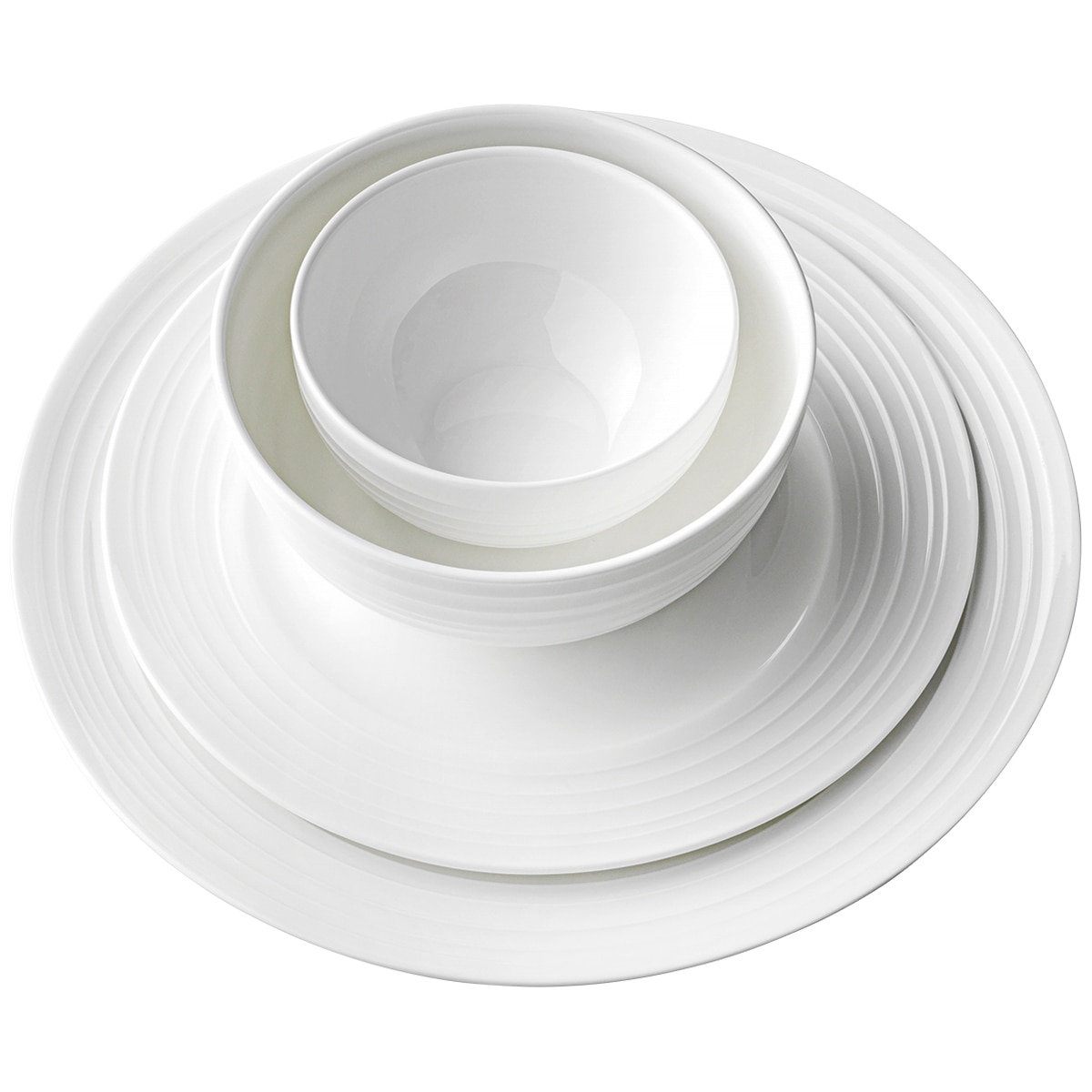 Mikasa Swirl Dinner Set 16pc Costco Australia