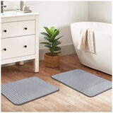 Mineral Spring Cotton Memory Foam Bathmat 2 pack