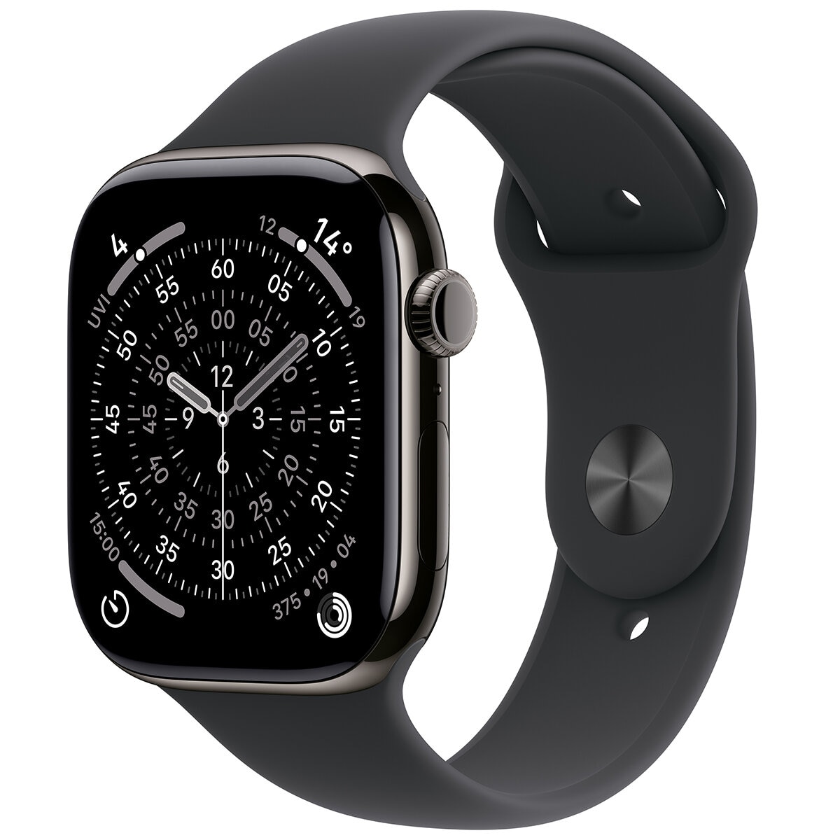 Apple Watch Series 11 GPS + Cellular 42mm Titanium Case with Sport Band