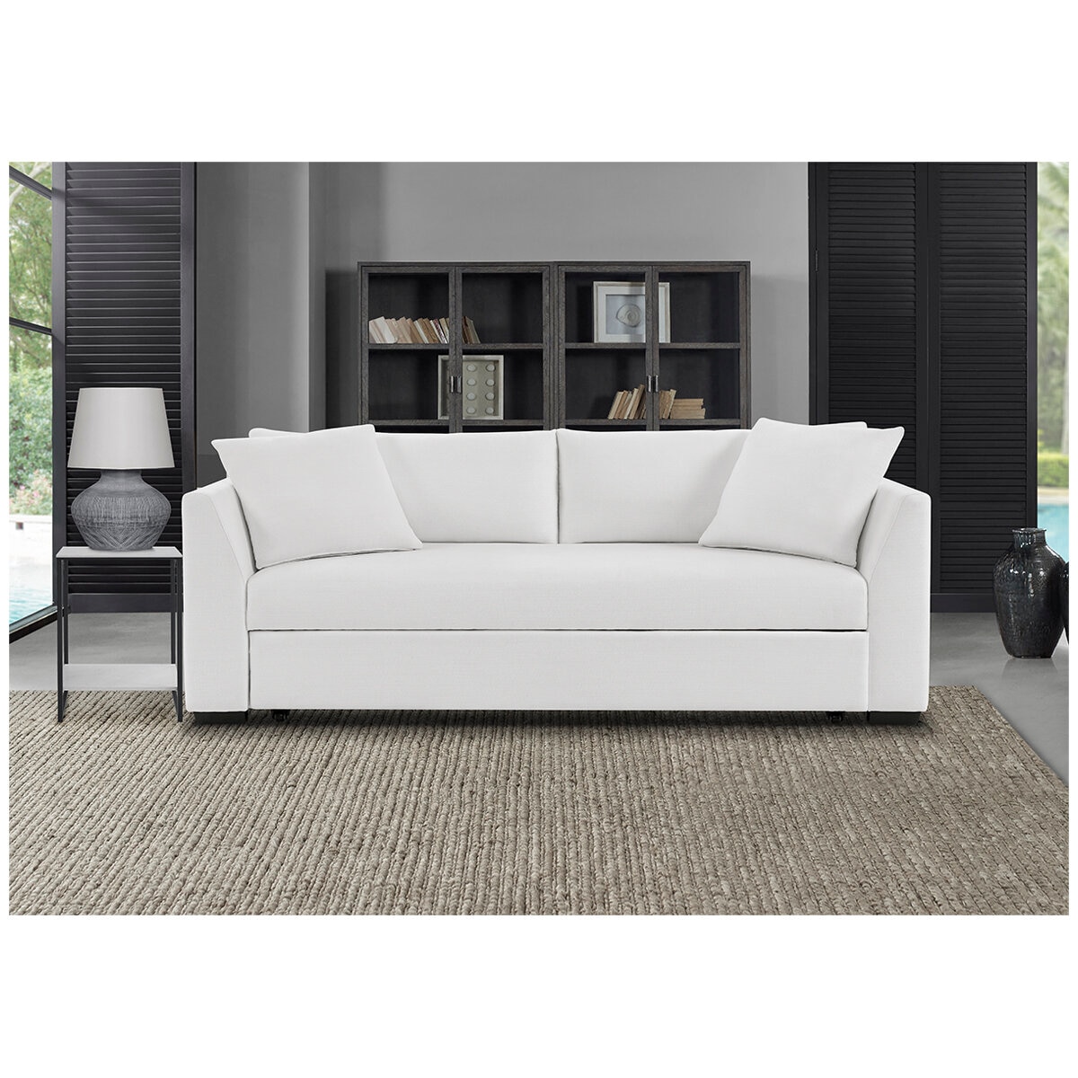 Thomasville Queen Sleeper Sofa White