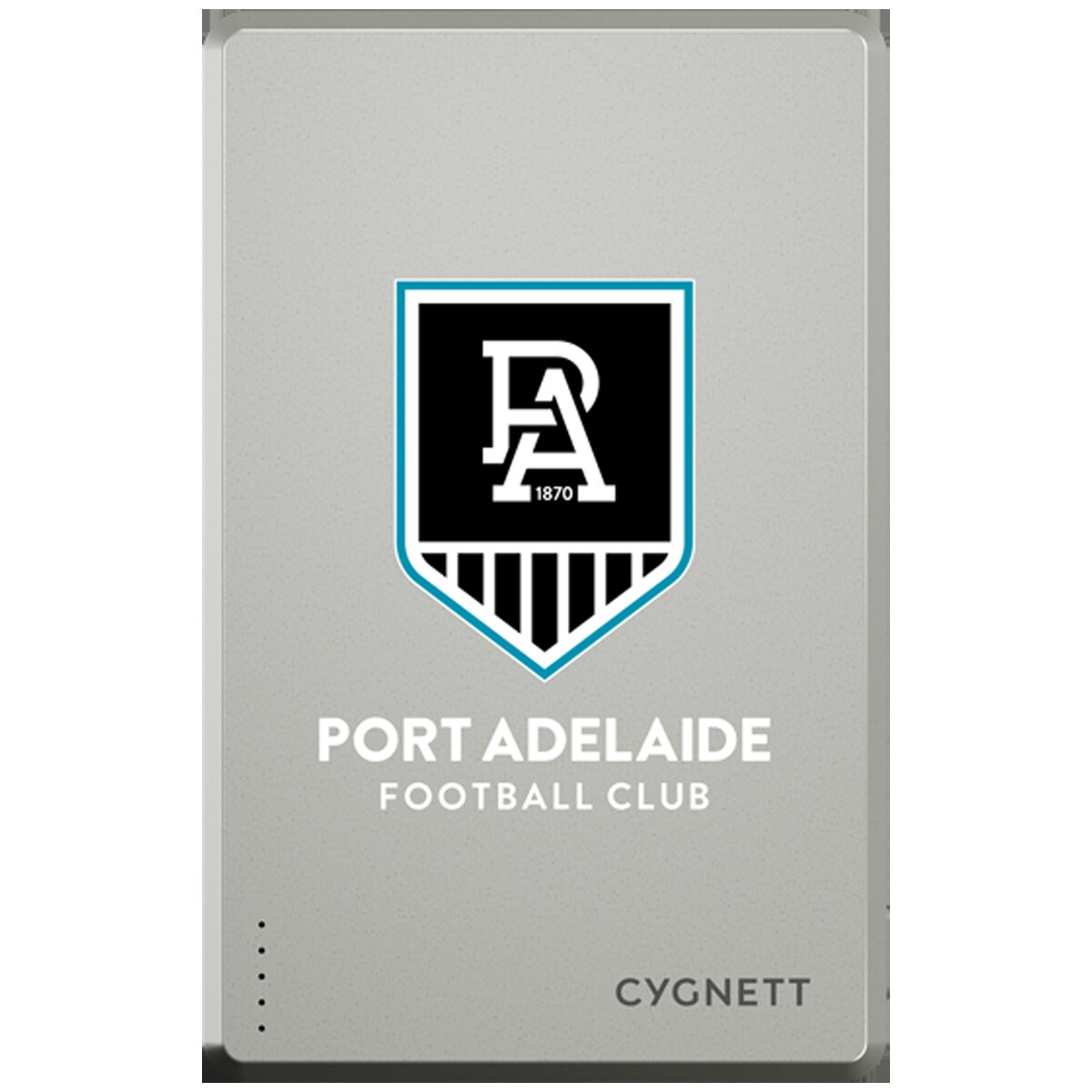 Cygnett 5k Slim Mag Power Bank- Port Adelaide Power CY5371PBCHE Cygnett 5k Slim Mag Power Bank- Port Adelaide Power CY5371PBCHE