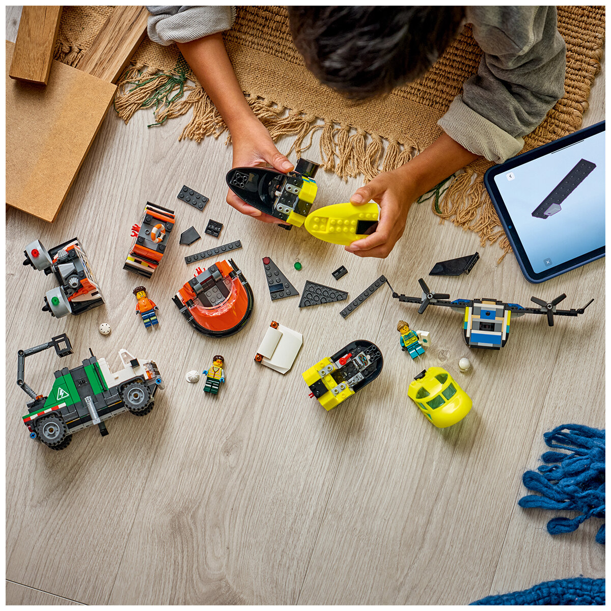 LEGO City Airplane Service Truck & Hovercraft Remix 60505 LEGO City Airplane Service Truck & Hovercraft Remix 60505