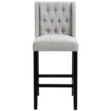 Cafe Lighting and Living Fink Bar Stool Set of 2, Natural/