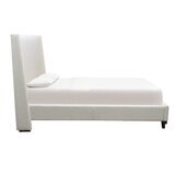 Moran Aristocrat King Bedhead with Encasement and Slatted Base Husk Linen