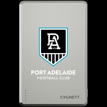 Cygnett 5k Slim Mag Power Bank- Port Adelaide Power CY5371PBCHE