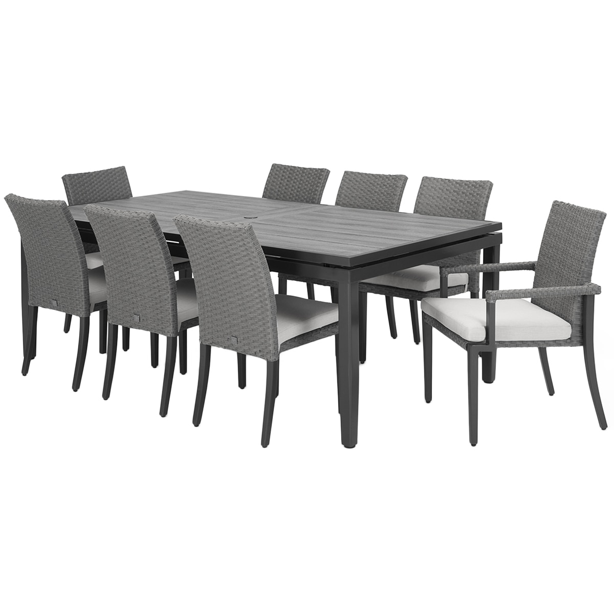 Vistano Collection 9 Piece Dining Set Grey