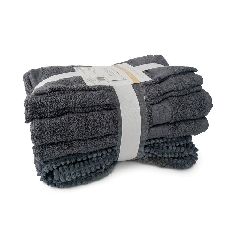 Crowning Touch Towel Gift Set 7pc Grey Costco Australia