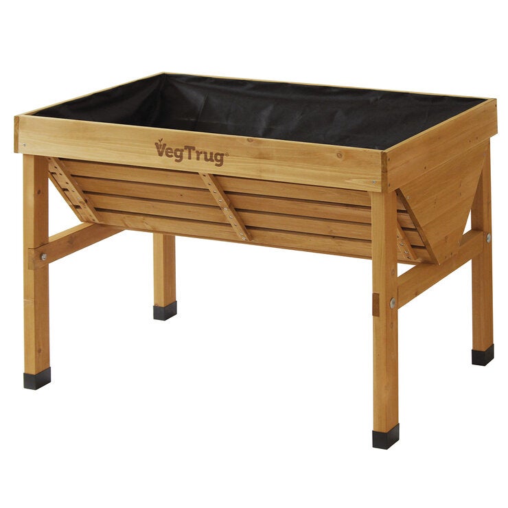 VegTrug 1.2m Classic Home Farm Kit - Natural with Greenhouse Frame & Cover VegTrug 1.2m Classic Home Farm Kit - Natural with Greenhouse Frame & Cover