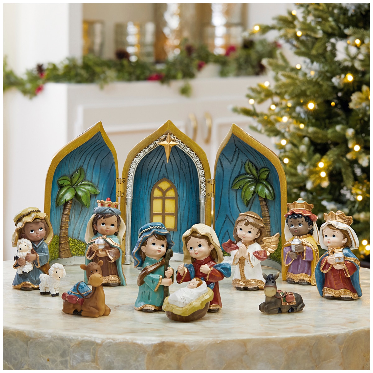 Baby Nativity Scene 12 Pieces Costco Australia