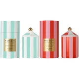 Moss St Ceramic Candles 2 Pack x 360g Golden Pear & Freesia And Blood Orange