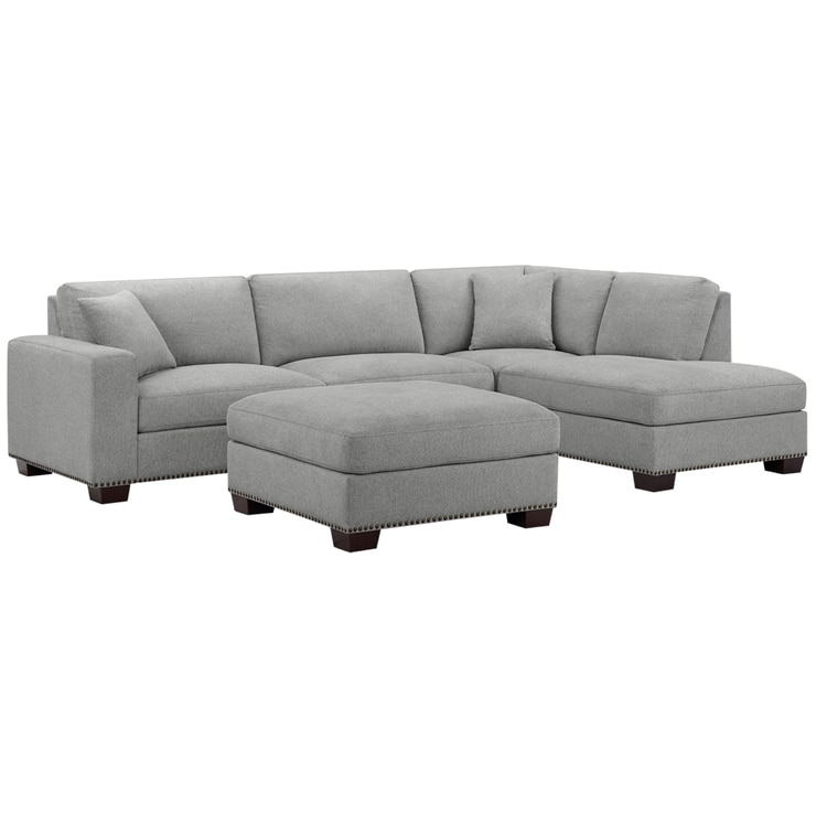 Thomasville Artesia Fabric Sectional with Ottoman Costco Australia
