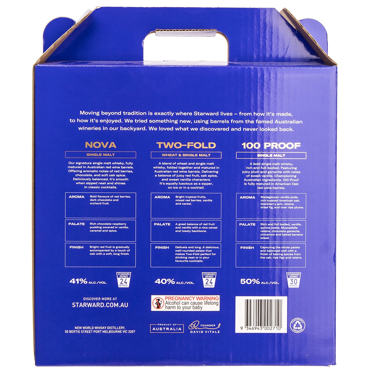 Starward Whiskey Gift Pack 3 x 750ml