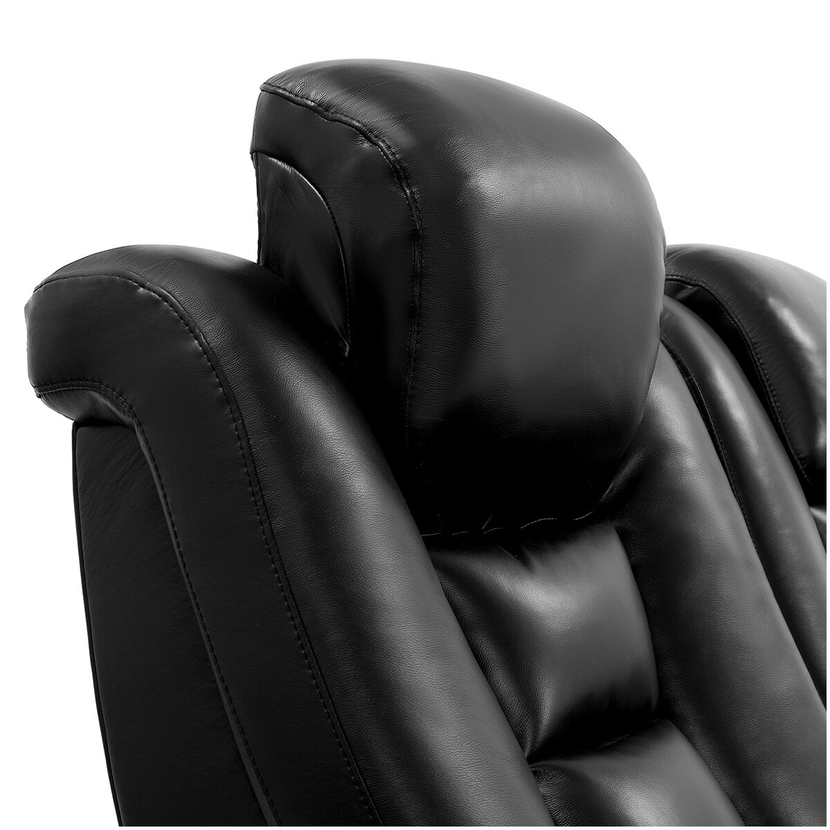 Valencia Theater Seating Venice 5 Seater Recliner Black
