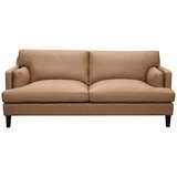 Moran Oregon 3 Seater Premium Caramel Leather