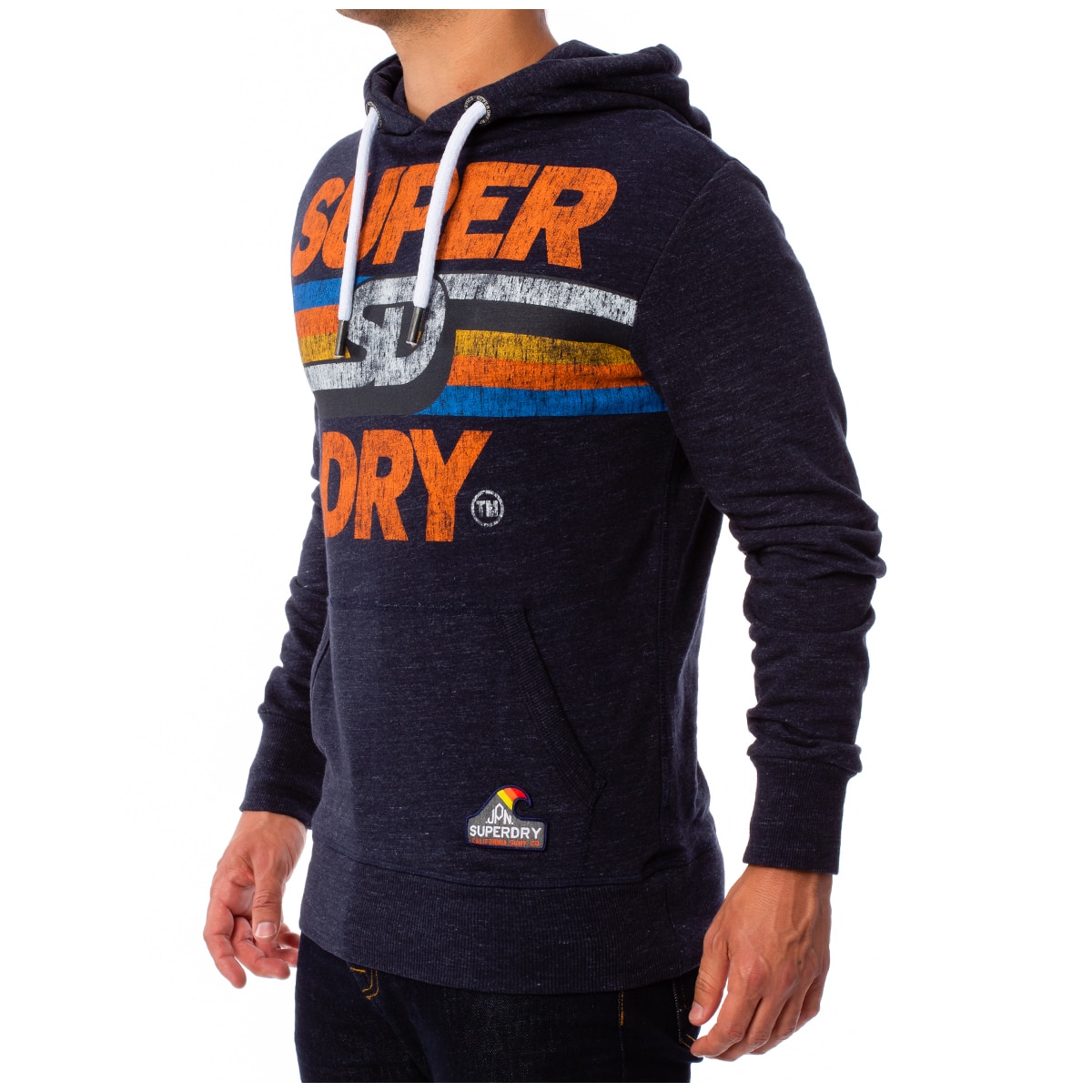 SupderDry Fleece Hoodie - Blue Heather