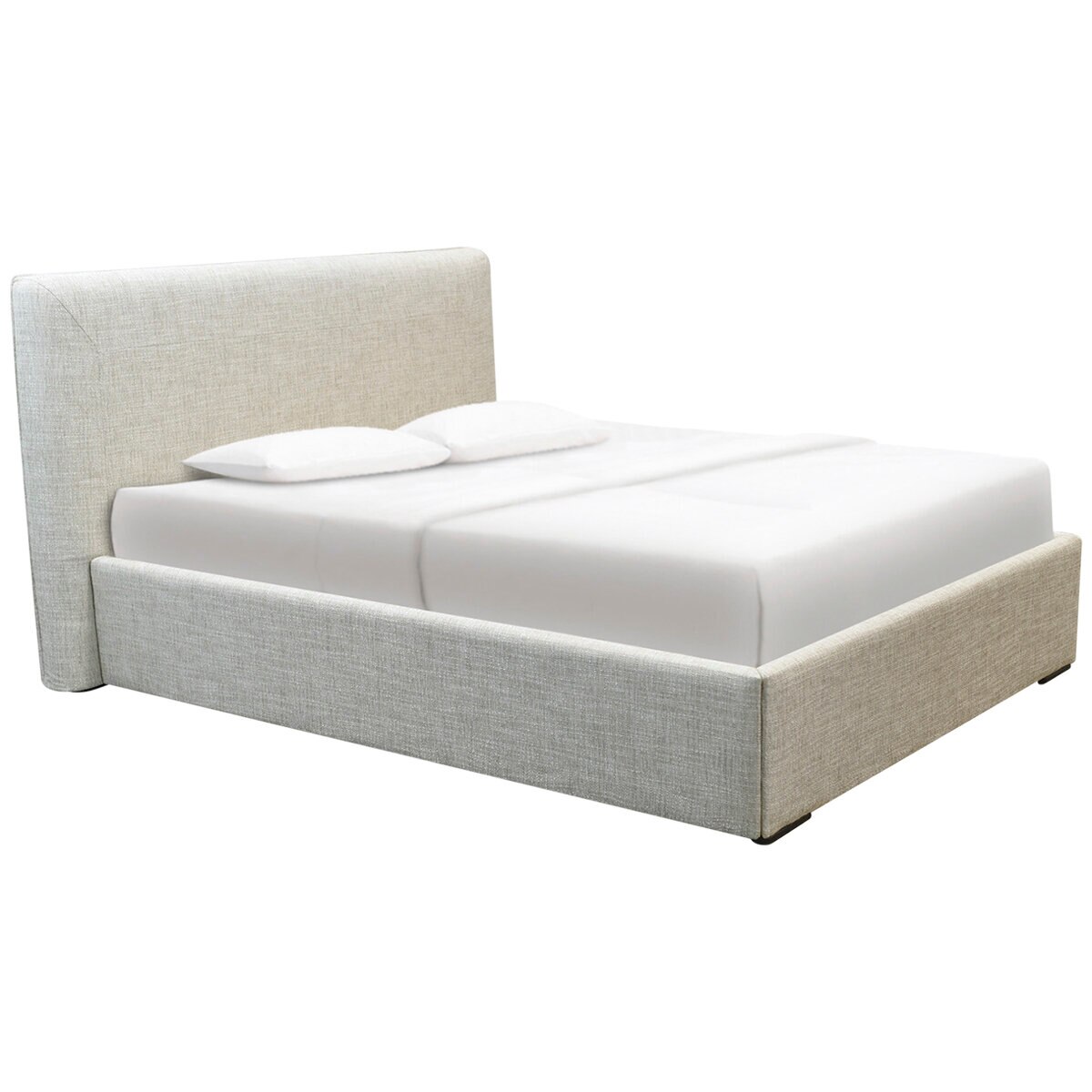 Moran Ora King Bedhead with Encasement and Slats Natural