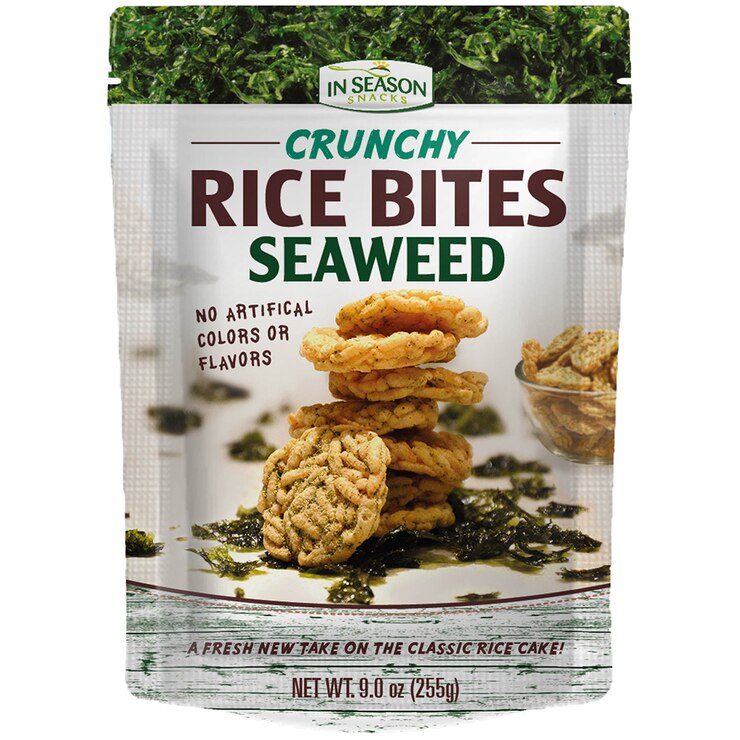 In Season Snacks Crunchy Seaweed Ricebites 255g Costco Australia