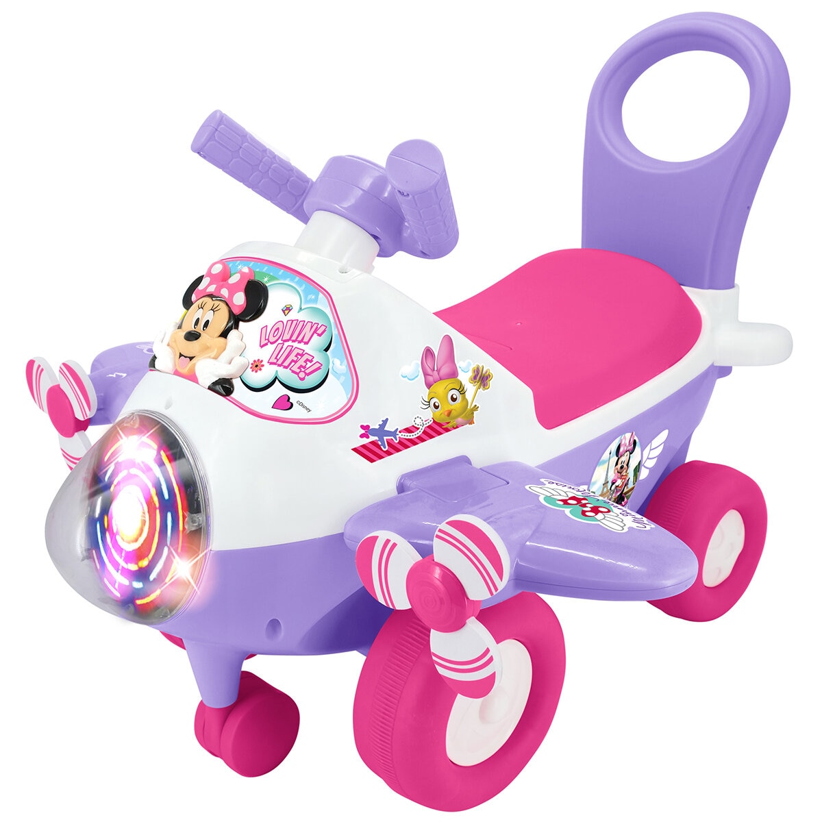 Disney Lights and Sounds Spinning Lights Plane Ride On Minnie