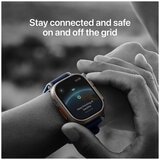 Apple Watch Ultra 3 GPS + Cellular 49mm Black Titanium Case with Black Alpine Loop - Large