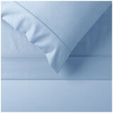 Onkaparinga Cotton Rich 1500TC Sheet Set Queen 4 Piece Blue