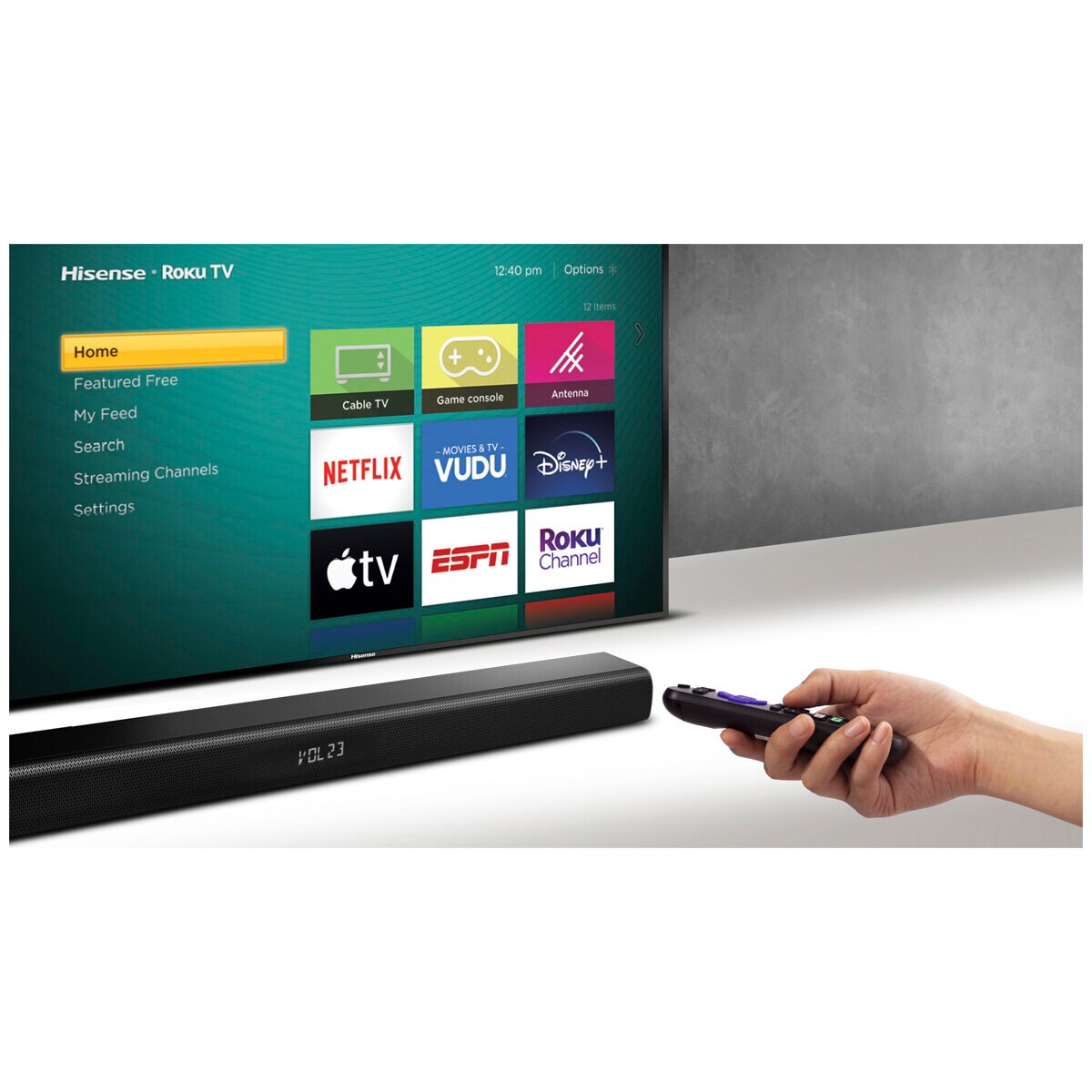 Hisense 2.1 Channel Soundbar with Wireless Subwoofer HS218