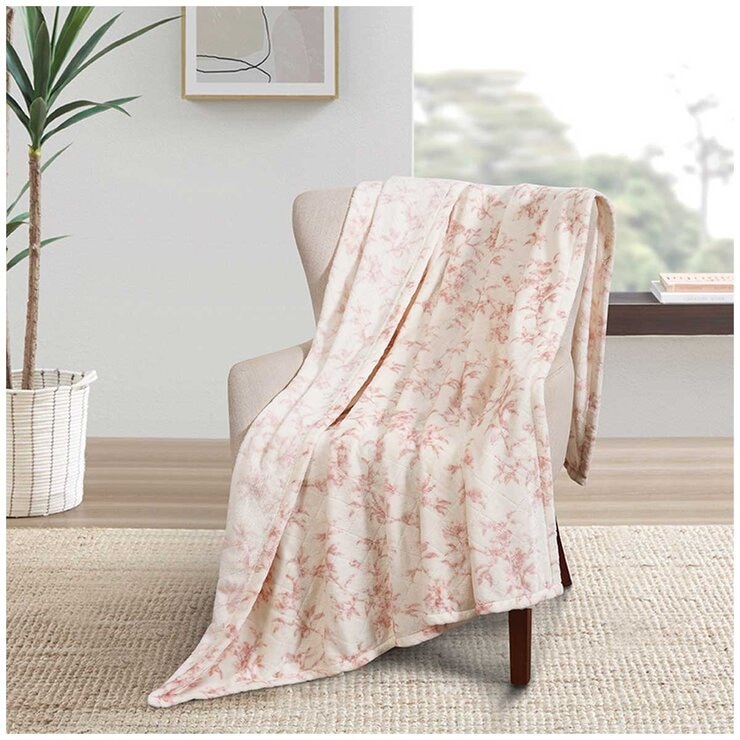 Fraiche Maison Velvet Plush Throw 152cm x 177cm Elodie
