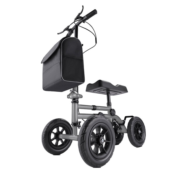 Altus Knee Walker Scooter All Terrain 10-Inch Wheel - TITANIUM
