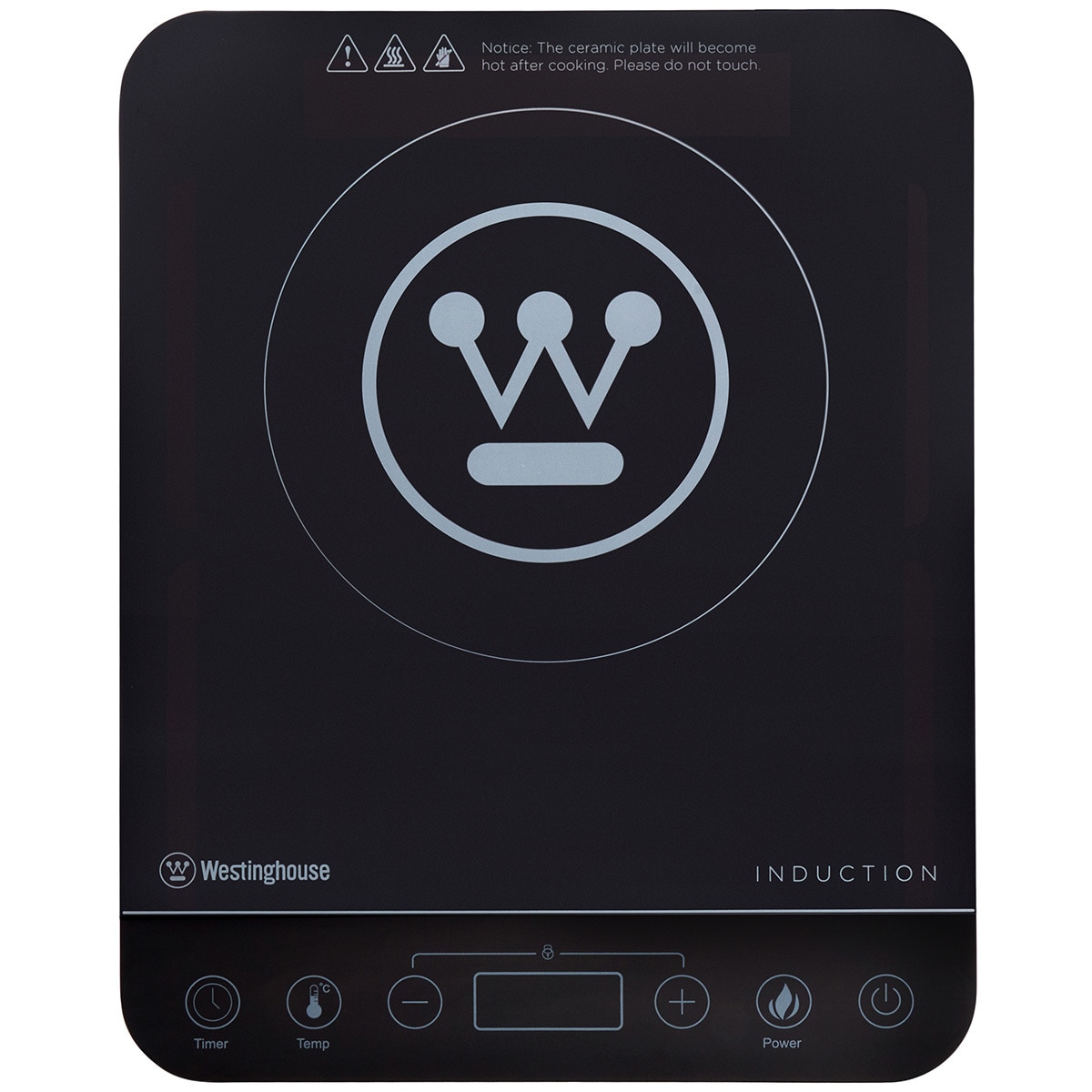 Westinghouse Induction Cooker - 2000W, Black