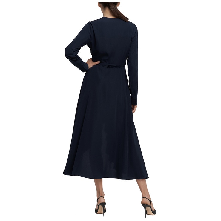 Cooper St Women's Midi Wrap Dress Navy Costco Australia