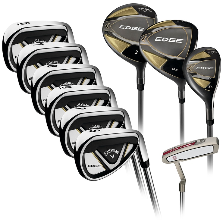 Callaway Men's 10 Piece Right Hand Golf Club Set Steel Irons and
