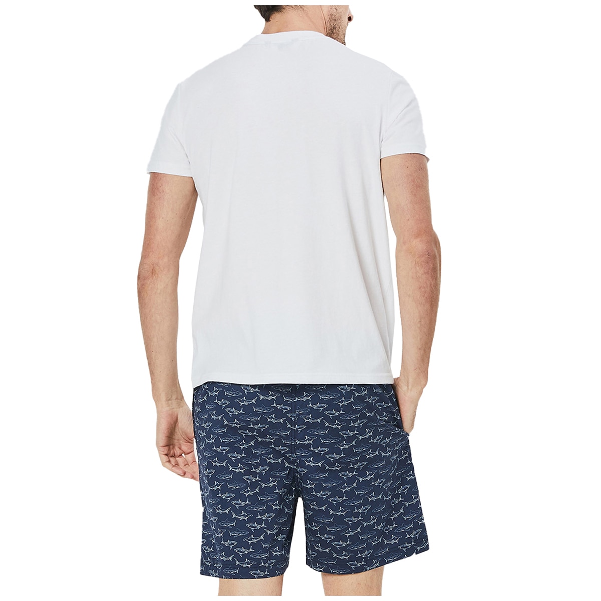 Coast Men's Sleep Set Summer - White Shark
