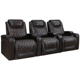 Valencia Home Theatre Oslo Edition 3 Seater Dark Chocolate