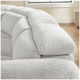 Aiden & Ivy Fabric Power Reclining Sectional With Power Headrests