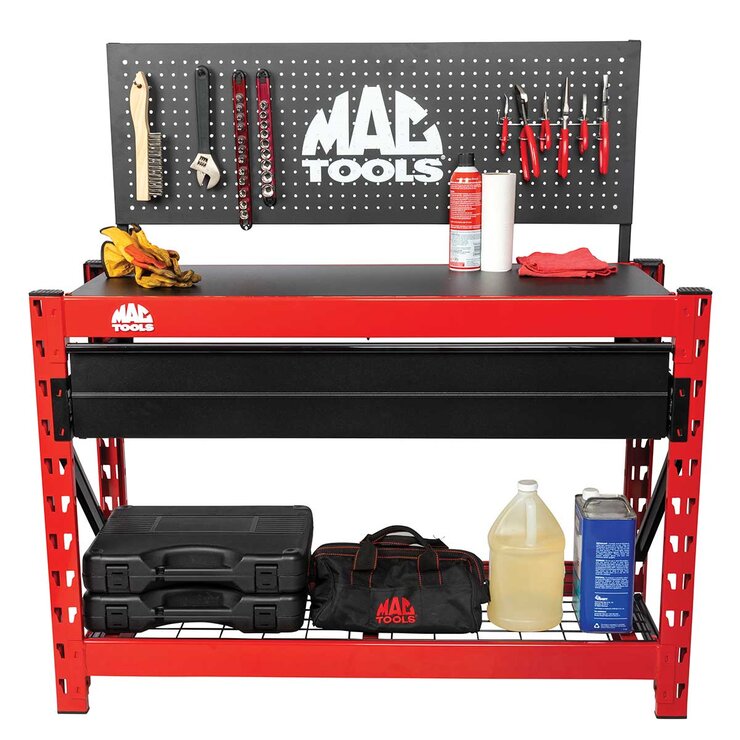 Mac Tools 2-Shelf Industrial Storage Rack Work Station Mac Tools 2-Shelf Industrial Storage Rack Work Station