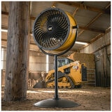 Caterpillar 46cm High Velocity Drum Pedestal Air Circulator Outdoor Fan HVPD-18AC-OD Caterpillar 46cm High Velocity Drum Pedestal Air Circulator Outdoor Fan HVPD-18AC-OD