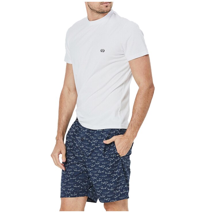 Coast Men's Sleep Set Summer - White Shark Coast Men's Sleep Set Summer - White Shark