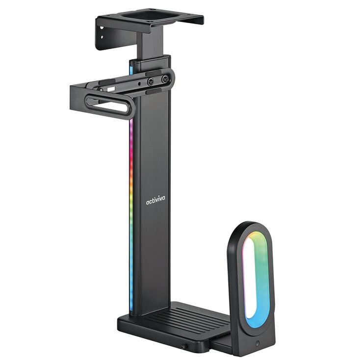 mbeat Activiva RGB Ultra-Wide Adjustable Wall & Under-Desk Gaming PC Mount ACA-MNT-RGB01K