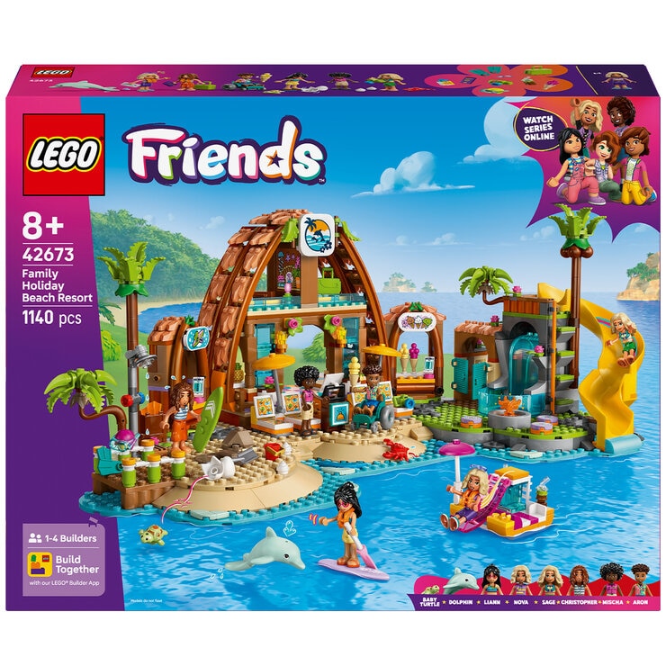 LEGO Friends Family Vacation Beach Resort 42673