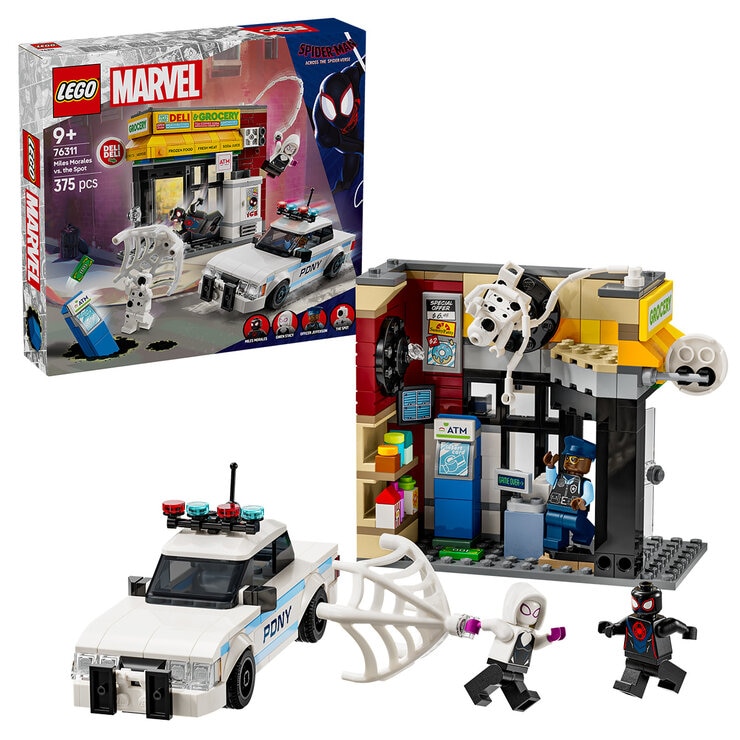 LEGO Marvel Spider-Verse Miles Morales vs The Spot 76311