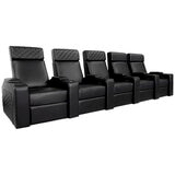 Valencia Home Theatre Zurich Edition 5 Seater Black